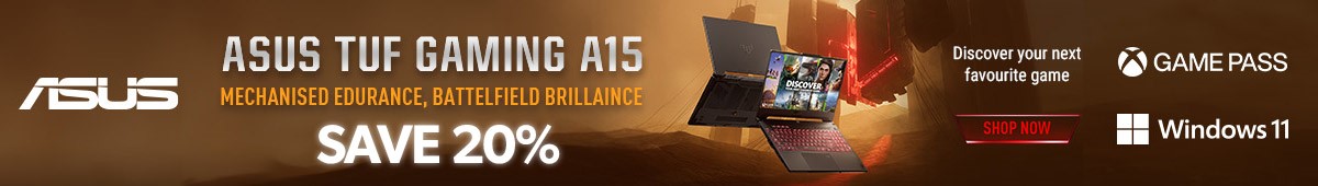 Asus Tuf A15 laptops.